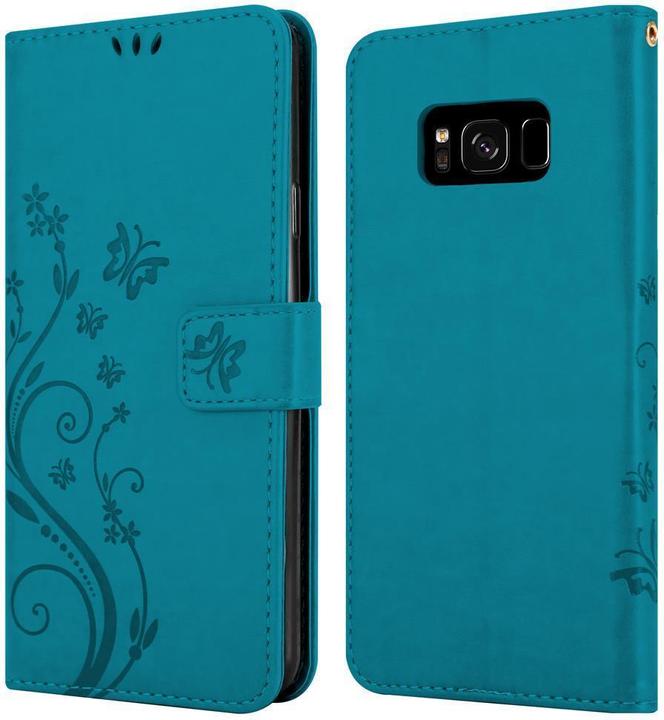 Actual product image Cadorabo Flower Book Cover (Samsung Galaxy S8+)
