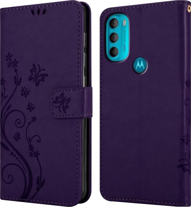 Image du produit Cadorabo Pochette Flower Book (Motorola Moto G71 5G)