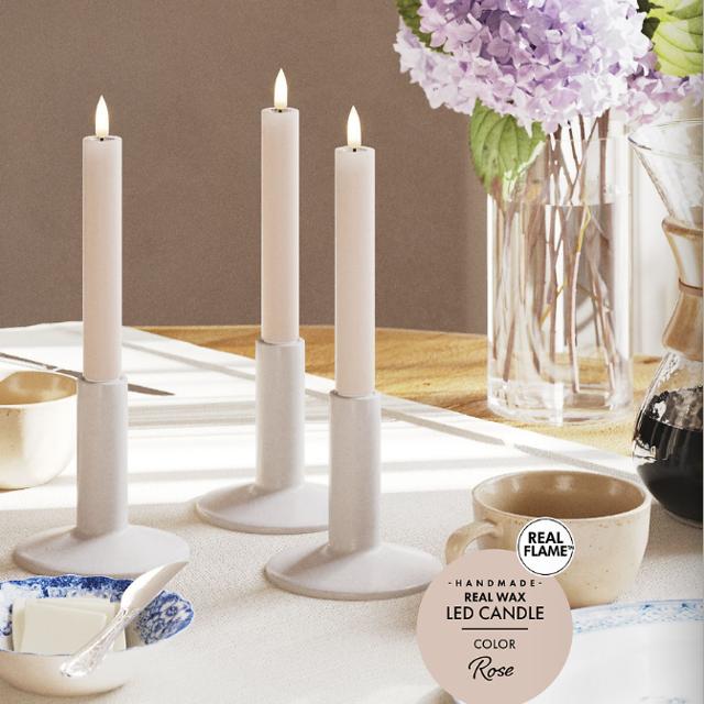 Produktbild Deluxe Homeart Teelichter LED New Rose Jumbo - 2 Stück (2 x)