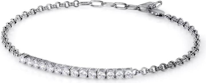 Immagine prodotto Morellato Bracciale moderno in argento con zirconi Tennis SATT17 (21 cm, Argento 925)