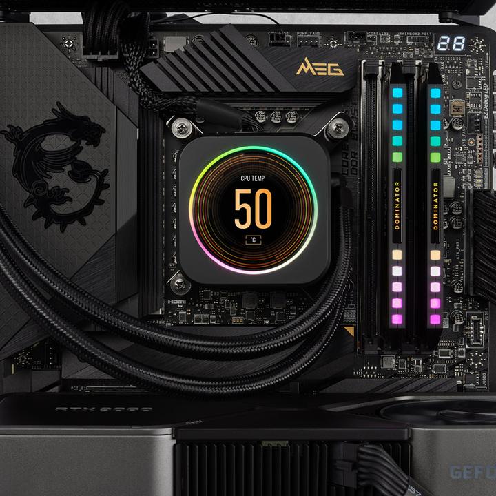 Actual product image Corsair Dominator (2 x 32GB, 6800 MHz, DDR5 RAM, DIMM)