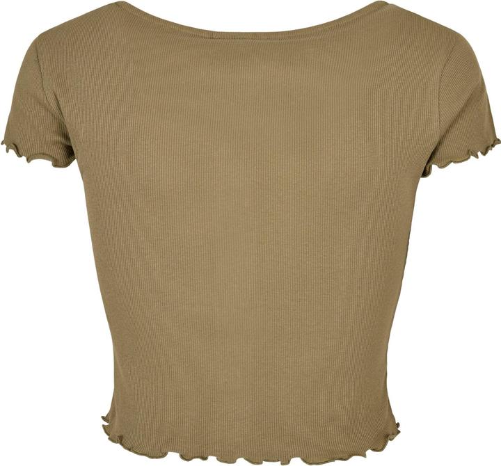 Immagine prodotto Urban Classics Maglietta da donna a costine con bottoni - 12114 (XXL)