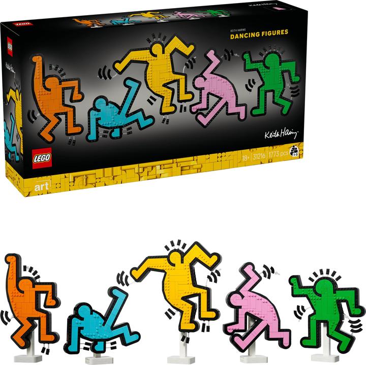 Image du produit LEGO Keith Haring - Figures dansantes (LEGO Art)