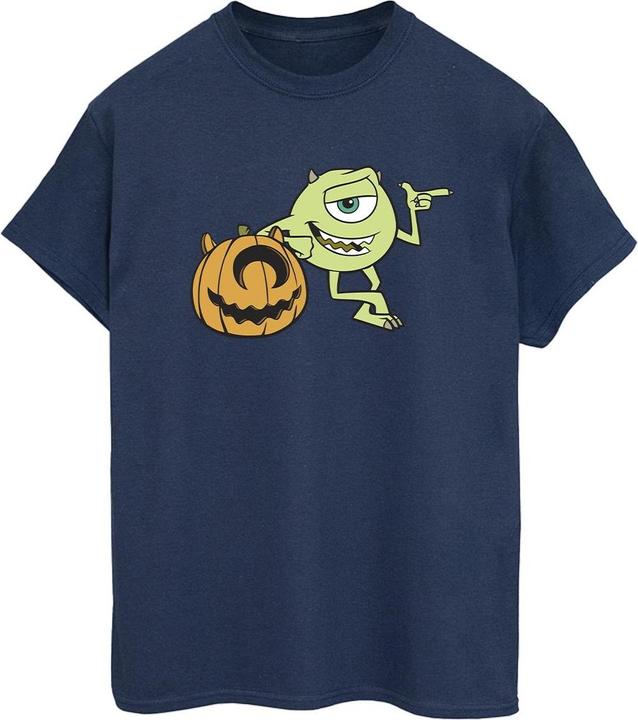Actual product image Disney Womens/Ladies Pumpkin Cotton Boyfriend Halloween T-Shirt (5XL)