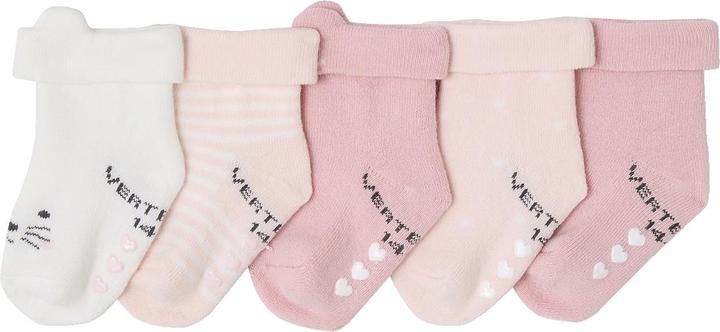 Vertbaudet 5er-Pack Baby Stoppersocken mit Katze