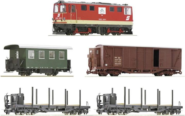 Actual product image Roco H0e Ro 5-train set diesel locomotive 2095 005-1M (Track IV)