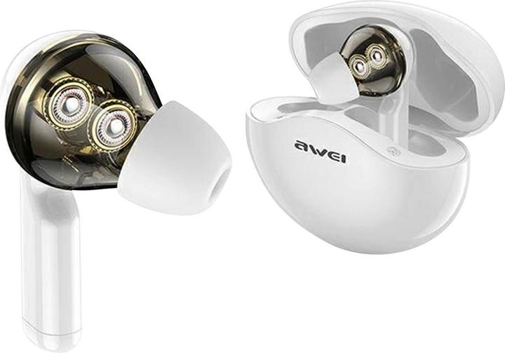 Image du produit Awei Casque Bluetooth 5.3 avec étui de chargement (pas de réduction du bruit, 30 h, Sans fil)