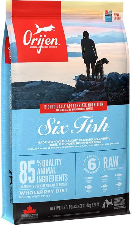 Produktbild Orijen Six Fish (Adult, 1 Stk., 11400 g)