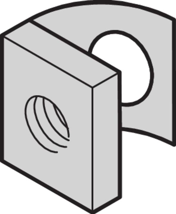 Actual product image Schroff Sliding nut