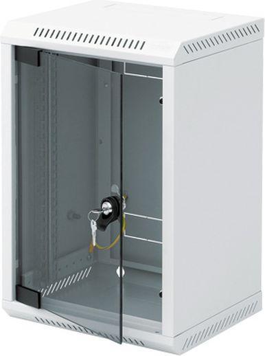 Actual product image Triton 10" wall cabinet, 9U, 1 part, grey (9 RU, 10 inch rack)