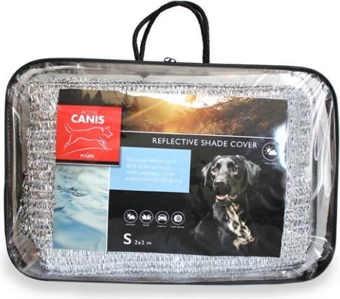 Immagine prodotto Petcare Active Canis, ombrello argentato reflex, L 4x4 m, ombreggia e rinfresca l'auto. (Cane)