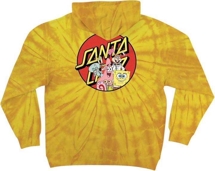 Produktbild Santa Cruz Sponge Bob Group Spider Hoody (S)