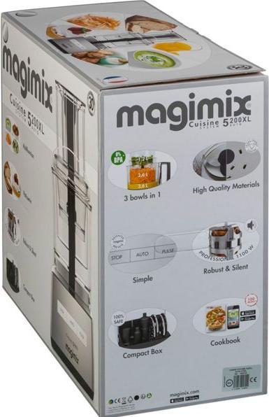 Image du produit Magimix 18591EA Robot de cuisine, plastique,Chrome (650 W)