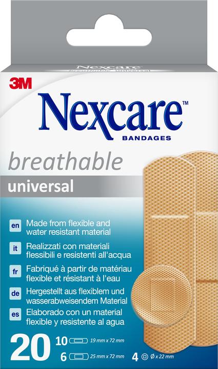 Image du produit Nexcare Pansement universel respirant (20 x)
