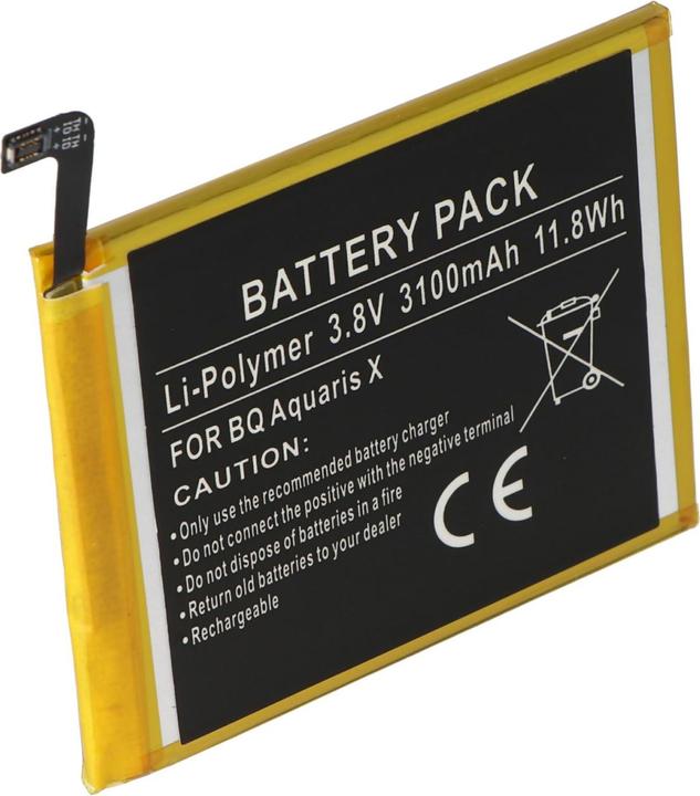 Actual product image AccuCell Battery BQ Aquaris X, BQ 3100