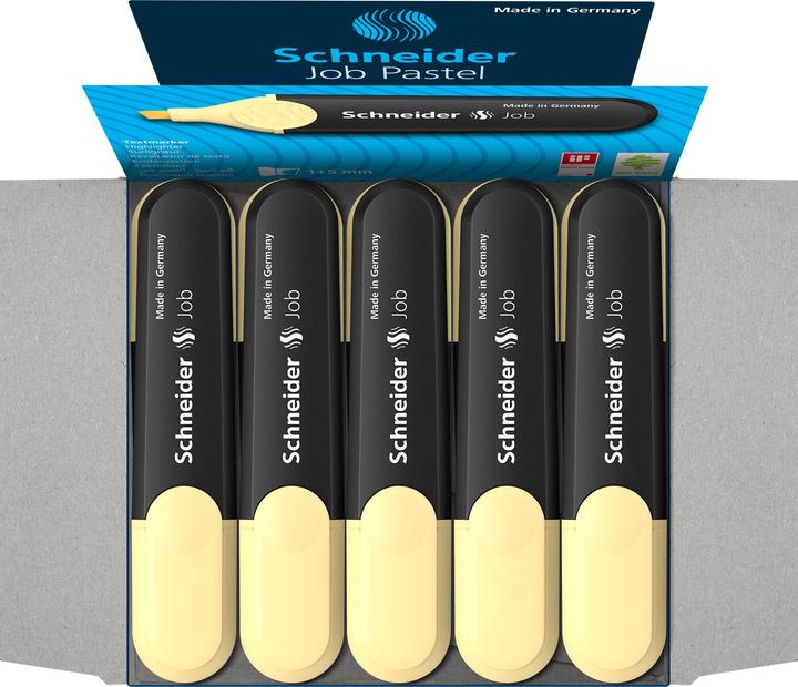 Produktbild Schneider Textmarker Job 150 Pastell vanille (Hellgelb, 5 mm, 1 x)
