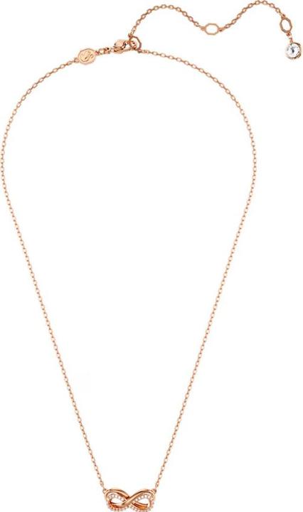 Immagine prodotto Swarovski Collana Hyperbola pavé infinity in oro rosa bianco (Metallo Swarovski, 38 - 45 cm)