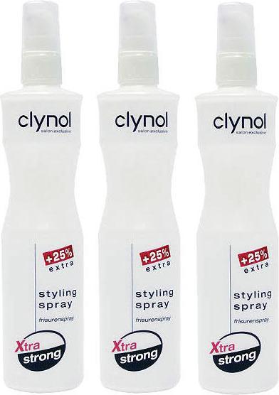 Clynol Stylingspray Xtra strong Stylingspray Xtra strong Trio Set (750 ml)