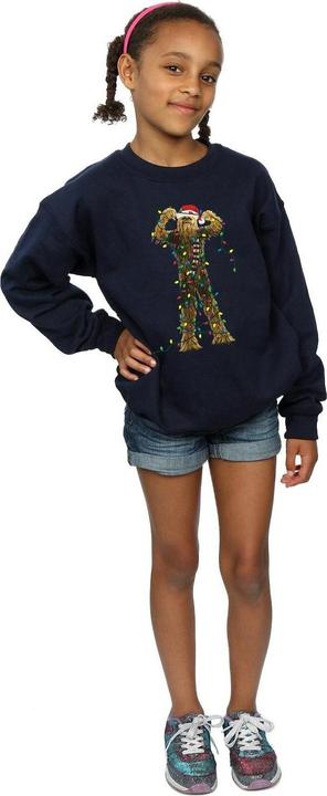 Produktbild Star Wars Chewbacca Christmas Lights Sweatshirt Mädchen (152, 158)
