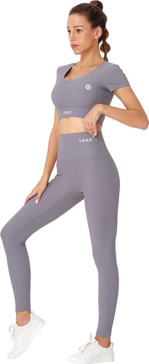 Actual product image Yeaz CLUB LEVEL SET Short Top Leggings L (Grey) (L)