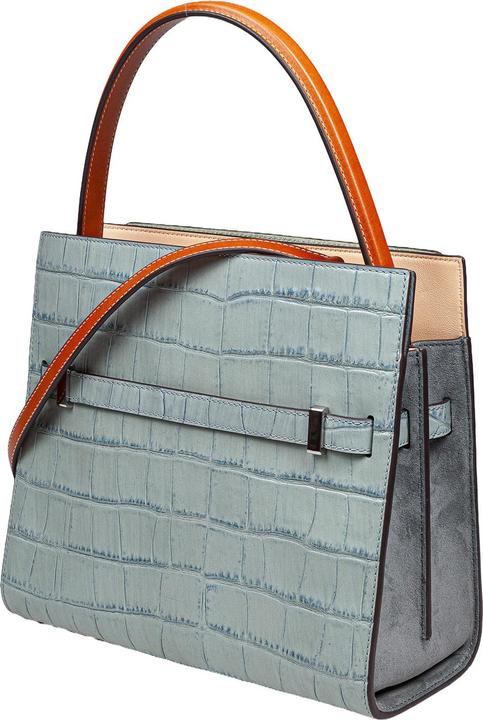 Produktbild Tory Burch lee small crocodile print leather bag