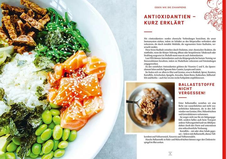 Actual product image Essen wie die Champions (German, Mona Nemmer, Liverpool FC, Cornelia Stoll, 2022)