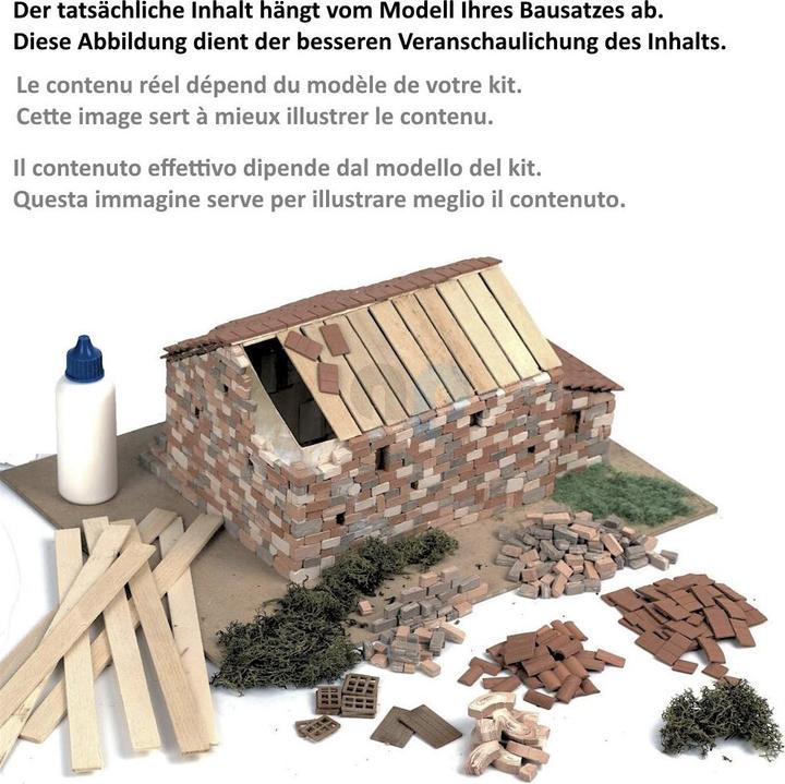 Actual product image Block Cuit. 3D ceramic model kit - Galician «Hórreo» granary (33 x 24 x 26 cm)