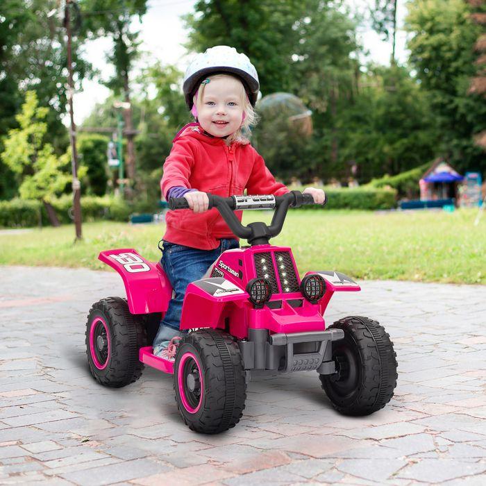 Produktbild Swisshandel24 Kinder Elektro-Quad Elektro Kinderquad mit Vorwärts-und Rückwärtsfunktion Rosa