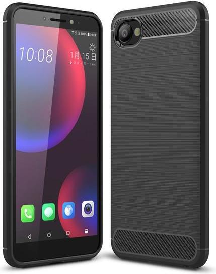 Image du produit MU Style Série de boîtiers souples en fibre de carbone TPU (HTC Desire 12)