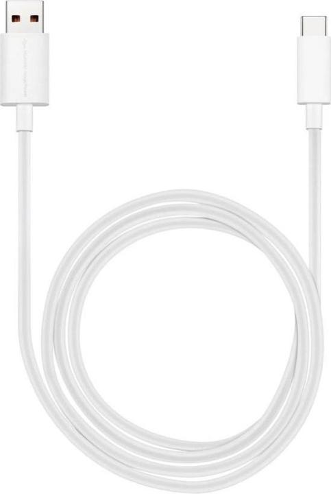 Actual product image Huawei - Data Cable (LX1218) - USB to Type-C Super Fast Charging 8A, 1m - White (Bulk Packing) (1 m, USB 3.2 Gen 1)