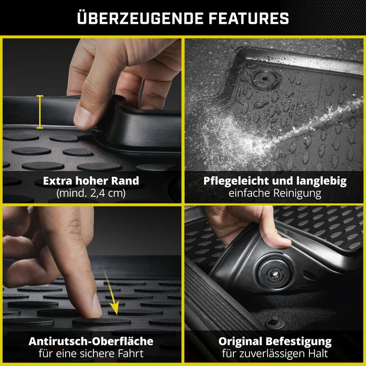 Produktbild Walser XTR Gummifumatten (2 Vordermatten + 2 Rückmatten)