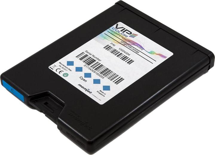 Actual product image Brady VP750 Ink Cartridge Cyan box