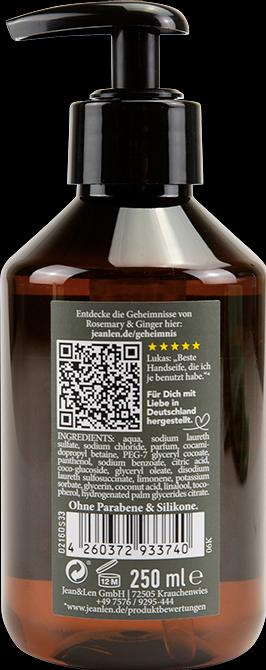Jean & Len Rosemary und Ginger (Flüssigseife, 250 ml)
