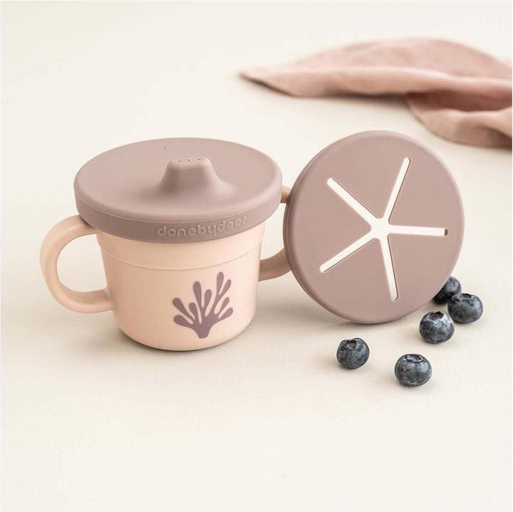 Image du produit Done by Deer Set Snack & Gobelet Wally Rose