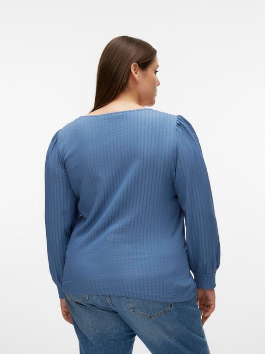 Immagine prodotto Vero Moda Vestibilità regolare Scollo a U Curve Taglio manica voluminoso Top Camicetta (48, 50)