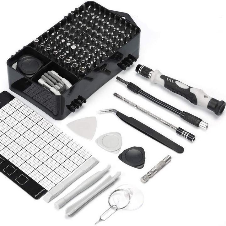 Produktbild Apfelkiste Profi Handy-Reparaturset – Schraubendreher & Öffnungswerkzeug mit Aufbewahrungsbox