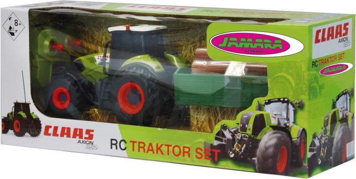 Actual product image Jamara CLAAS RC Axion 850 with wooden trailer