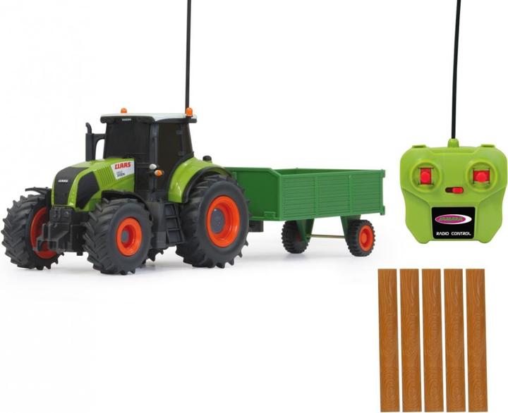 Actual product image Jamara CLAAS RC Axion 850 with wooden trailer