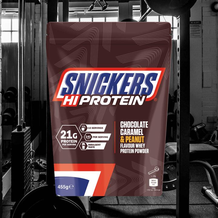 Produktbild Hubba Bubba Snickers Protein Powder (Schokolade, Karamell & Erdnuss, 1 Stk., 510 g)