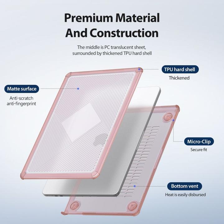 Actual product image Dux Ducis LCGH Protective Hard Case Series (14", Apple)