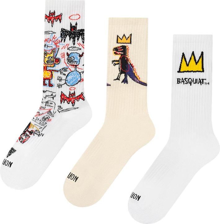 Image du produit Jimmy Lion chaussettes athletic basquiat (x3) (Lot de 3, 36, 40)
