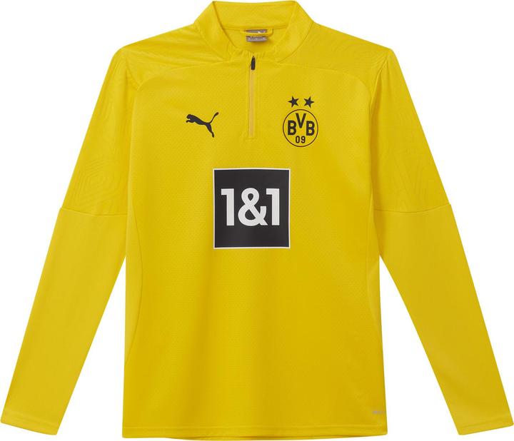 Actual product image Puma BVB Training 1/4 Zip Top Jr with Sponsor (116)