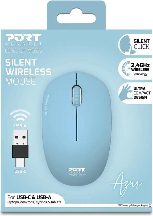 Produktbild Port Designs SILENT - Wireless Mouse (Kabellos)