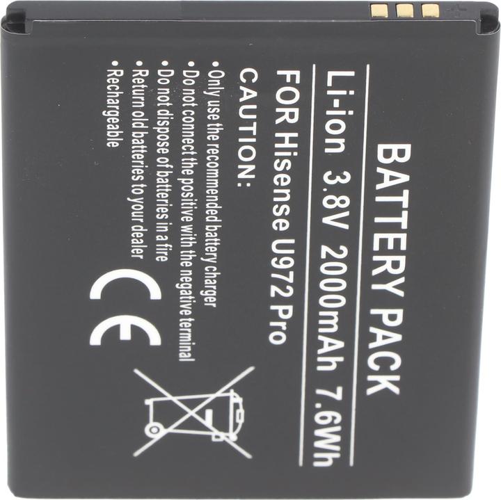 Produktbild AccuCell Akku Hisense U972 Pro, Li38200F