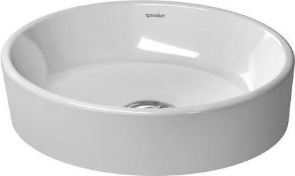 Immagine prodotto Duravit Lavabo da appoggio STARCK 2 o ÜL HLB 440x400mm chiuso o HL bianco (395 mm, 435 mm)