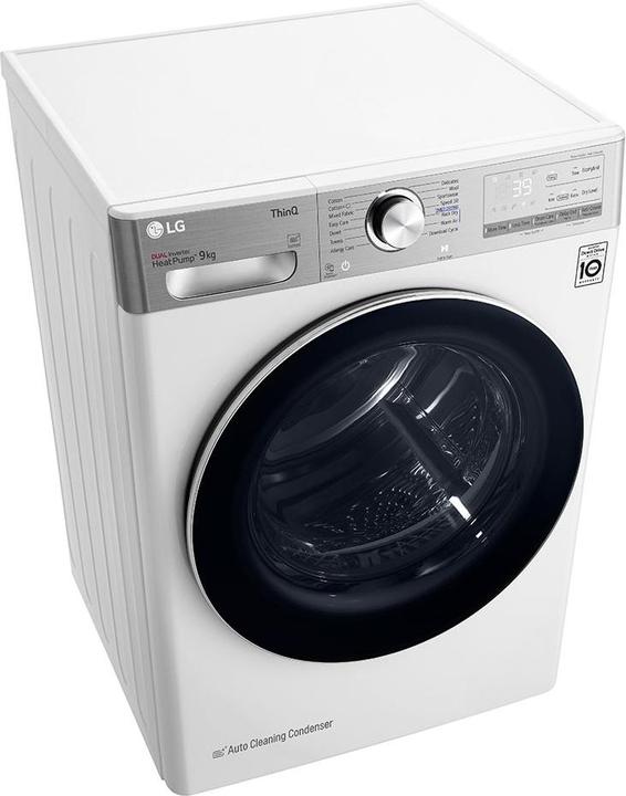 Actual product image LG RH90V9AV2QR tumble dryer Freestanding Front-load A+++ White (9 kg, Right)