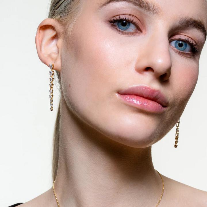 Actual product image Xenox Dewdrop stud earrings (Silver 925)