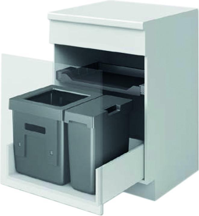 Produktbild Peka Metall Abfall-Einsatzsystem PEKA Oeko Universal 40+17 (40 l)