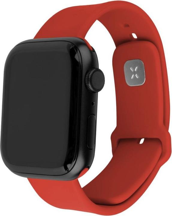 Actual product image Fixed Silicone Sporty Strap Set for Apple Watch Ultra 49mm, red (Silicone)