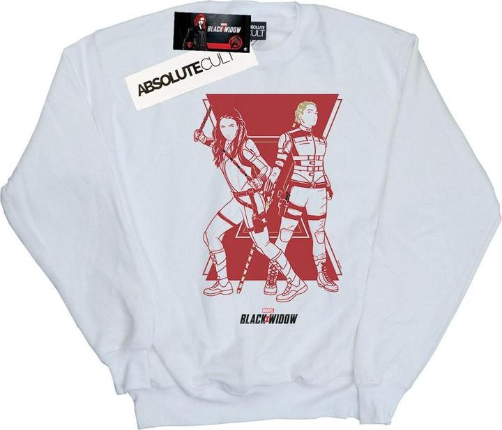 Black Widow Movie Sisters Silhouette Sweatshirt